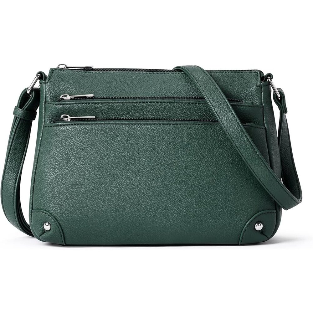 Crossbody Bags for Women, Medium Size Shoulder Handbags, Satchel Purse W/Zip